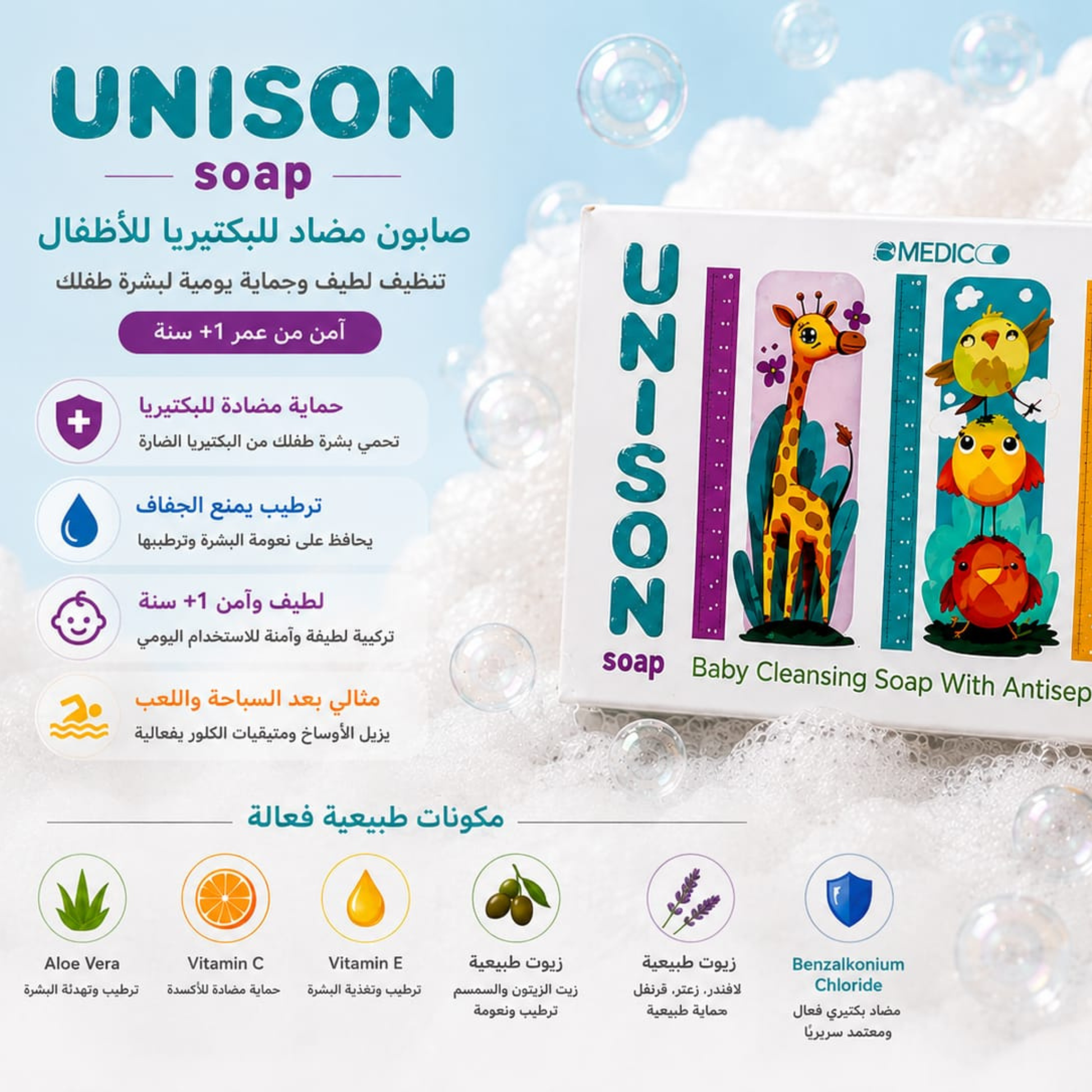 Unison Antibacterial Soap for Kids – benefits and key ingredients