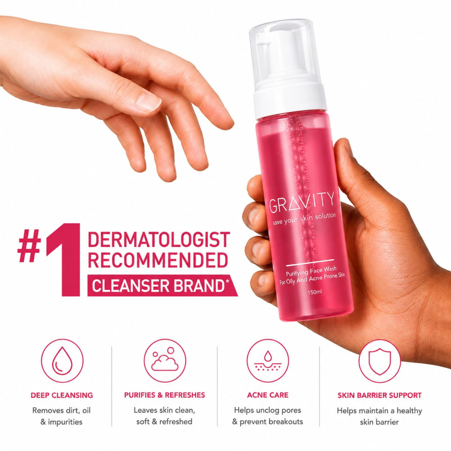 Gravity Purifying Face Wash Foam