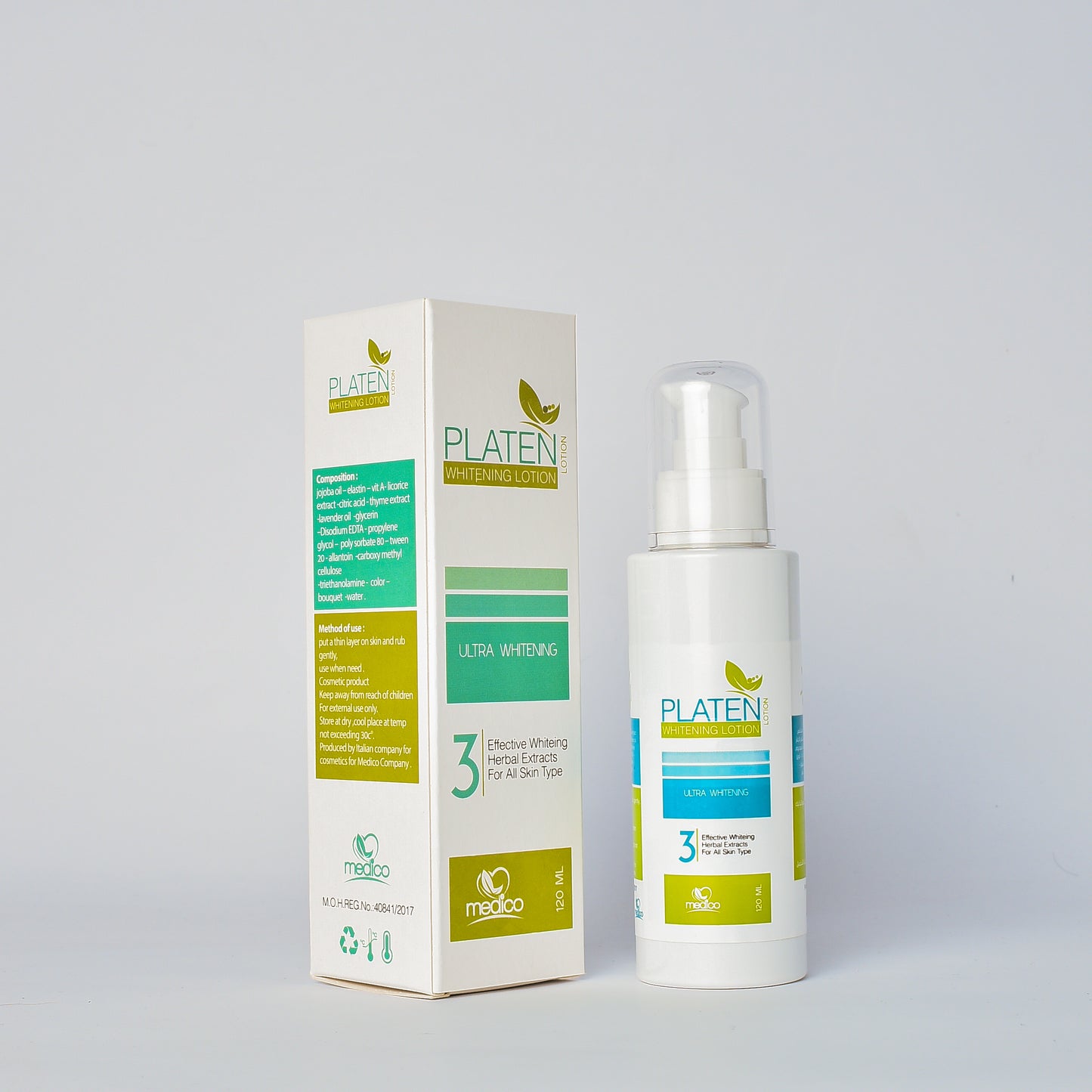 Platen Whitening Lotion