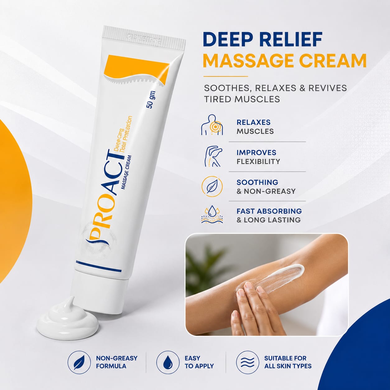 ProAct Fast Pain Relief Cream – product view