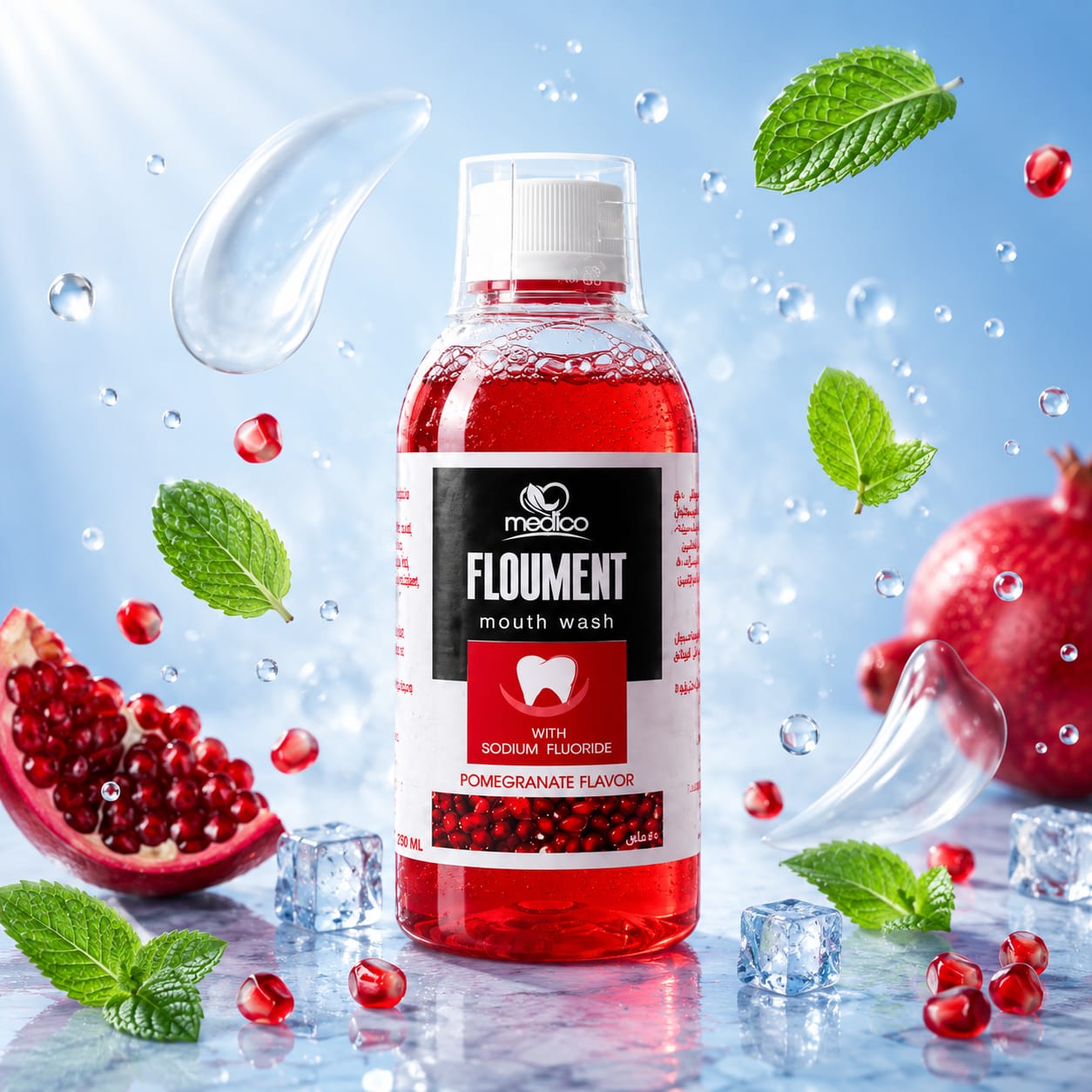 Floument Fluoride Mouthwash – product photo