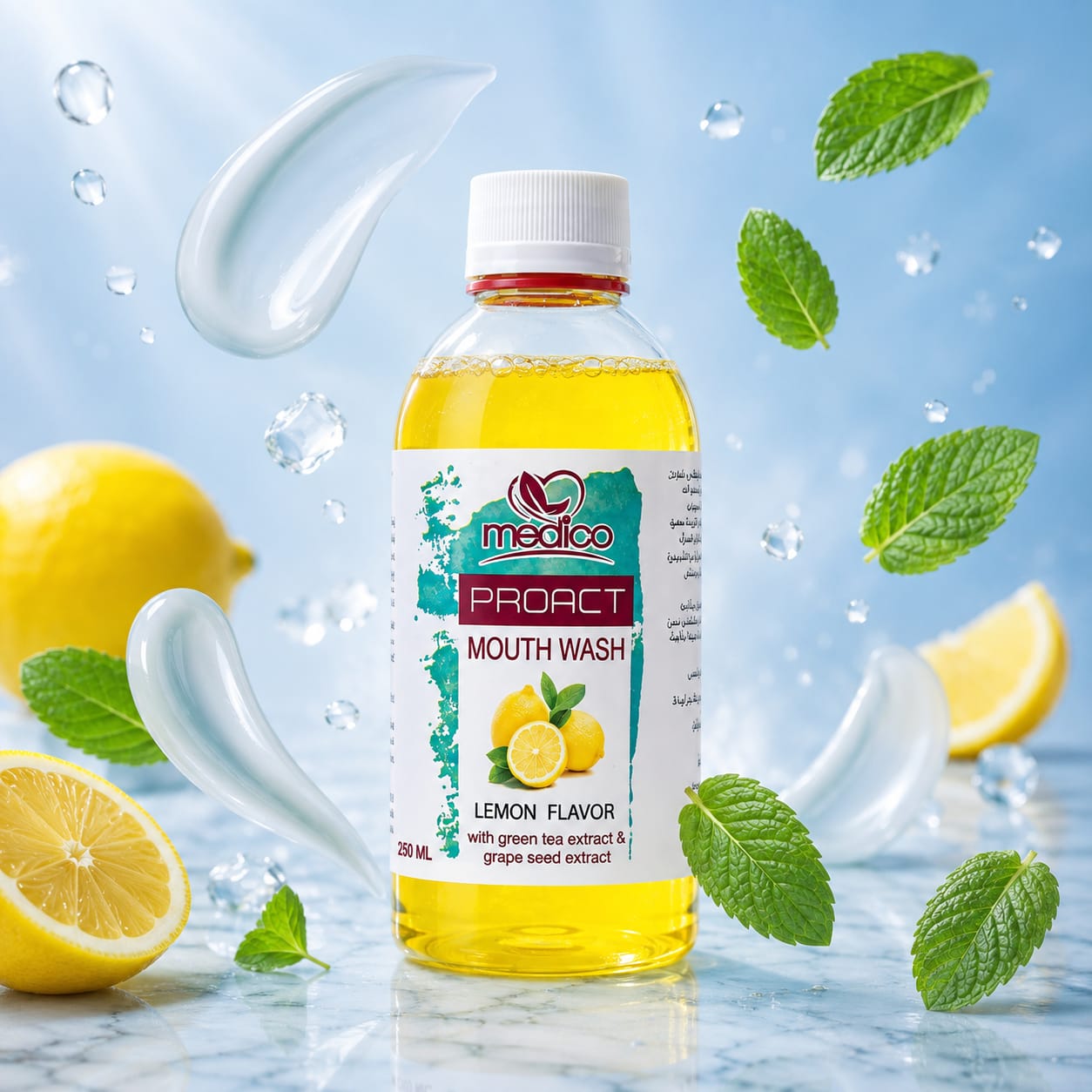 Proact Herbal Mouthwash – product photo