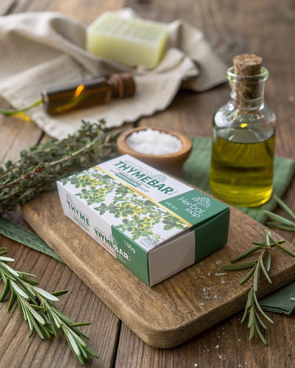 صابونة أعشاب الزعتر الطبيعية – Medico Thyme Herbal Bar Soap