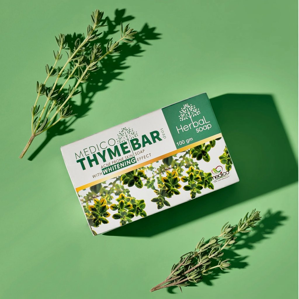 صابونة الزعتر العشبية من ميديكو – Thyme Herbal Soap