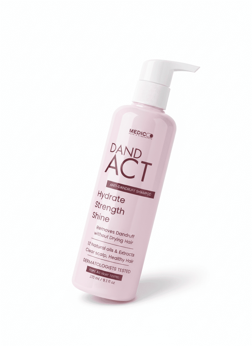 Dandact shampoo free sulphate 275 ml - دانداكت شامبو خالى من الكبريتات 275 مل